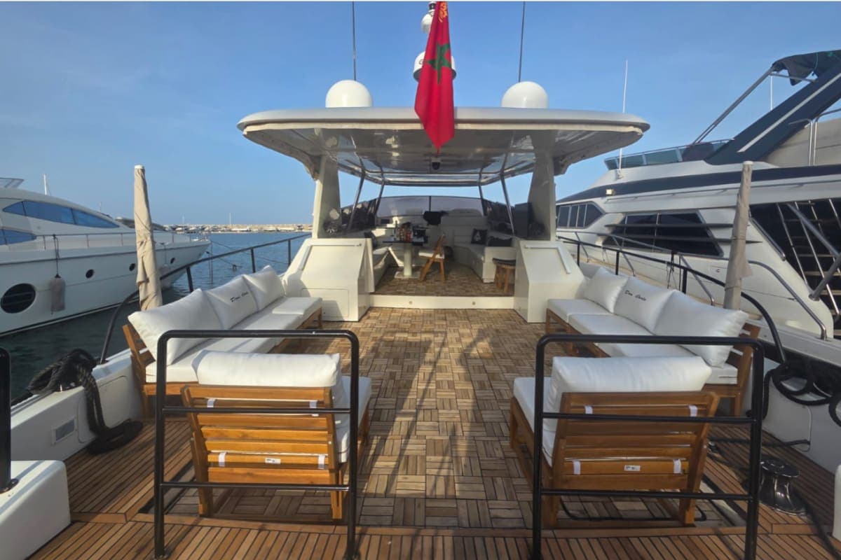 Location Yacht Tanger — Don Carlo 22m Luxe avec Transport Inclus dès 11 600 DH 2
