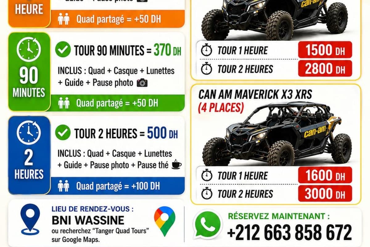 Tanger Quad & Buggy Tours