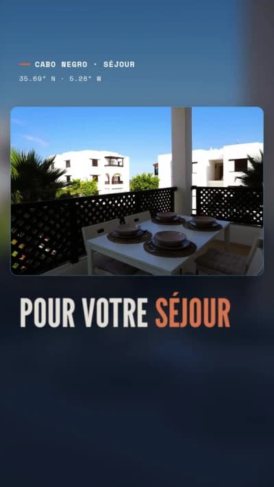 Appartement à louer – Cabo Negro | Résidence Bela Vista — vidéo